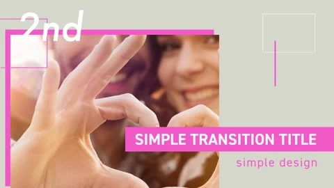 Simple Transition Replacement Title Stock After Effects