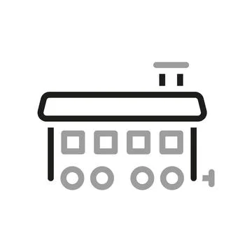 Simple of Transport Related Vector Line Icon. Simple of Transport Related Vec Stock Illustration