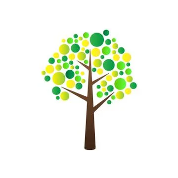 Simple tree design Stock Illustration