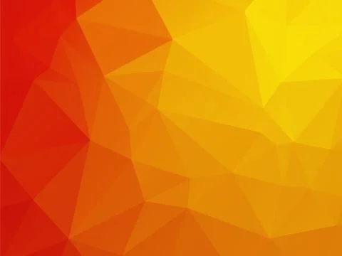 Simple triangular orange background Stock Illustration