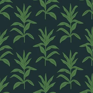 Simple tropical pattern Stock Illustration