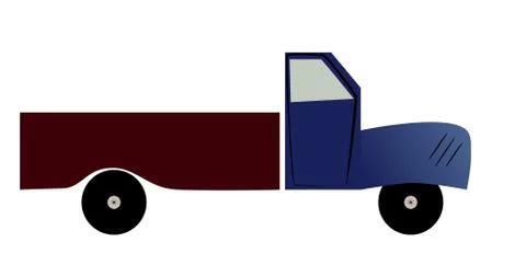 Simple truck. Stock Illustration