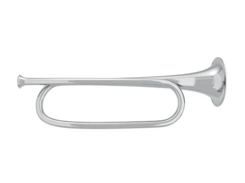 Simple trumpet Illustrazione stock