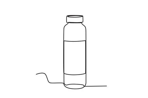 A simple tumbler Stock Illustration