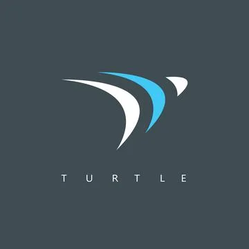 Simple turtle icon vector  concept design for branding web 스톡 일러스트