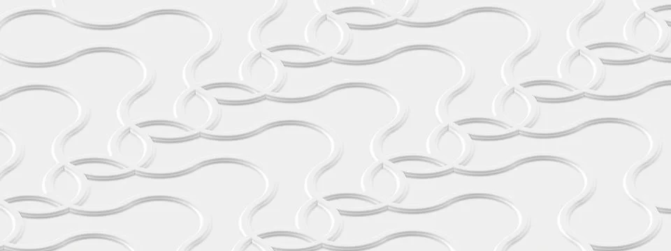 Simple twisting patterns without color. Stock Illustration
