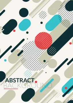 Simple universal geometric design Stock Illustration