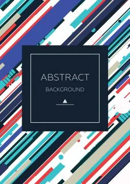 Simple universal geometric design Stock Illustration