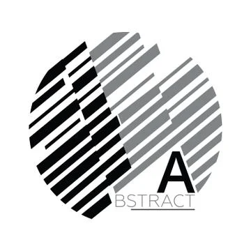 Simple universal geometric design Illustrazione stock