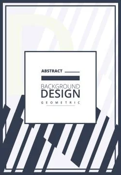 Simple universal geometric design 库存插图