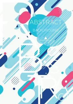 Simple universal geometric design Stock Illustration