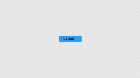 Simple Upload Button in Blue Color on Black Background Stock Footage 336970581