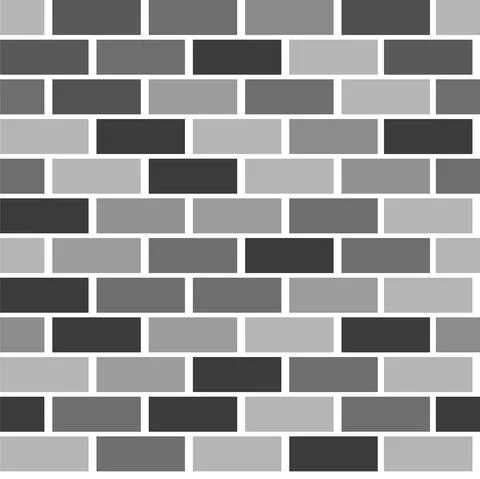 Simple Vector Background, Brick Wall Illustrazione stock