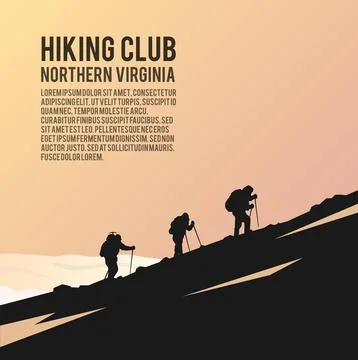 Simple vector background. Climbing. Stock Illustration