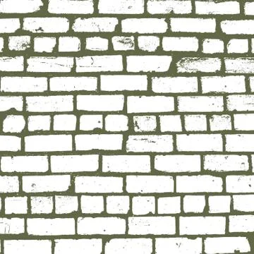 Simple vector background of old brickwork design Illustrazione stock