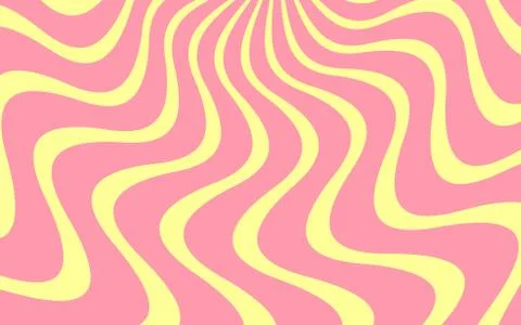 Simple Vector background with Wavy Lines Stock Illustration