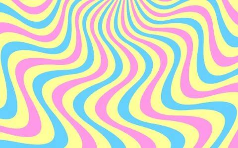 Simple Vector background with Wavy Lines Stock Illustration