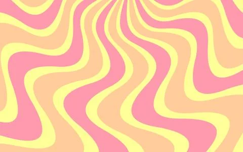 Simple Vector background with Wavy Lines Stock Illustration