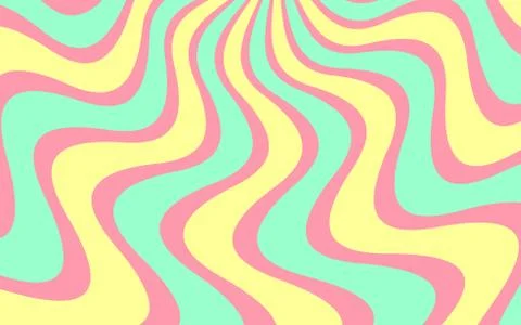 Simple Vector background with Wavy Lines Stock Illustration