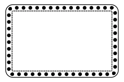 Simple vector basic shape Frame, for Certificate, Placard or element design.. Stock Illustration