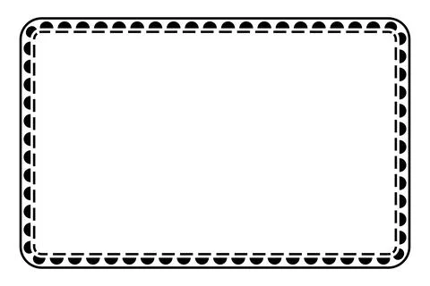 Simple vector basic shape Frame, for Certificate, Placard or element design.. Stock Illustration