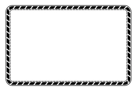 Simple vector basic shape Frame, for Certificate, Placard or element design.. 스톡 일러스트