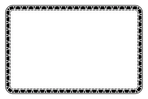 Simple vector basic shape Frame, for Certificate, Placard or element design.. 스톡 일러스트