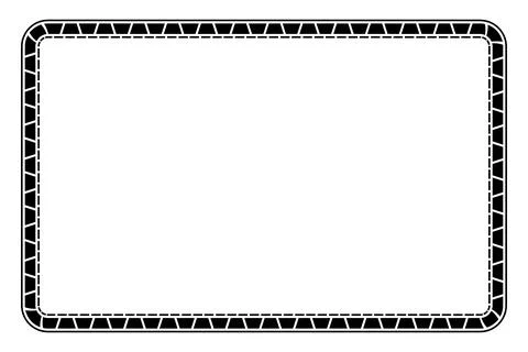 Simple vector basic shape Frame, for Certificate, Placard or element design.. 스톡 일러스트