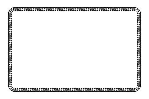 Simple vector basic shape Frame, for Certificate, Placard or element design.. Stock Illustration