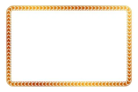 Simple vector basic shape Frame, for Certificate, Placard or element design.. Stock Illustration