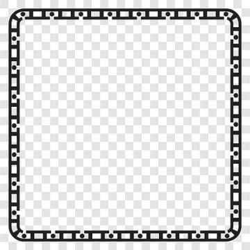 Simple Vector Black Square Frame for Certificate, Placard Go Xi Fat Cai, Imle Stock-Illustration