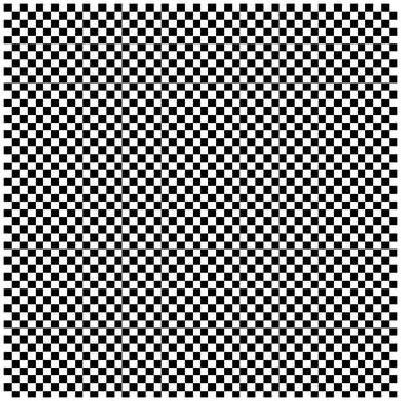 Simple vector black square shape pattern Stock Illustration