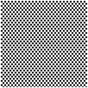 Simple vector black square shape pattern Illustrazione stock