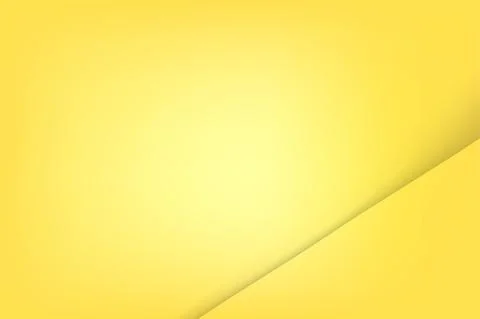 Simple Vector Blan Template Yellow and Soft shadow for your part or element d Stock Illustration