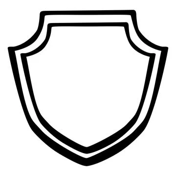 Simple vector doodle hand draw sketch, badge Stock Illustration