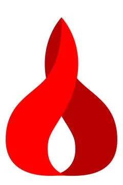 Simple Vector Element Design for your Logo Fire 스톡 일러스트