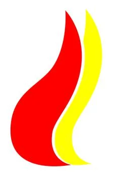 Simple Vector Element Design for your Logo Fire Illustrazione stock