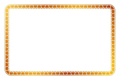 Simple vector gold golden basic shape Frame, for certificate, placard or el.. 스톡 일러스트