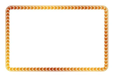 Simple vector gold golden basic shape Frame, for Certificate, Placard or el.. 스톡 일러스트