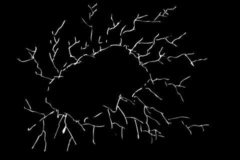 Simple Vector hand draw sketch, Cracked background Stock Illustration