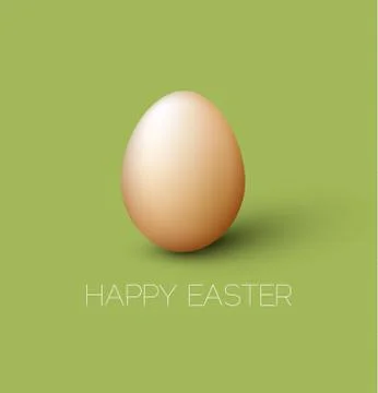 Simple vector Happy Easter card Stock Photos