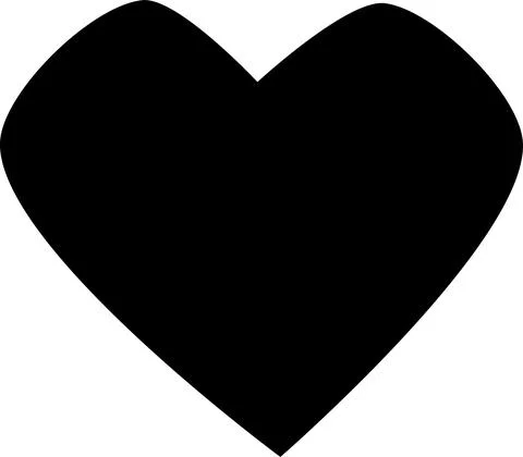 Simple vector illustration of a flat linear heart Stock Illustration