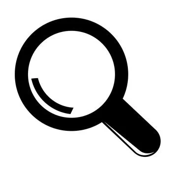Simple Vector Illustration Sign, Search, Isolated on White Stock Illustration