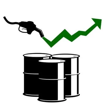 Simple Vector Illustration for World Oil Crisis Stock Illustration