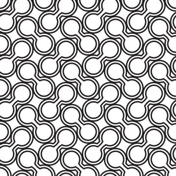 Simple vector pattern - lines on white background イラスト素材