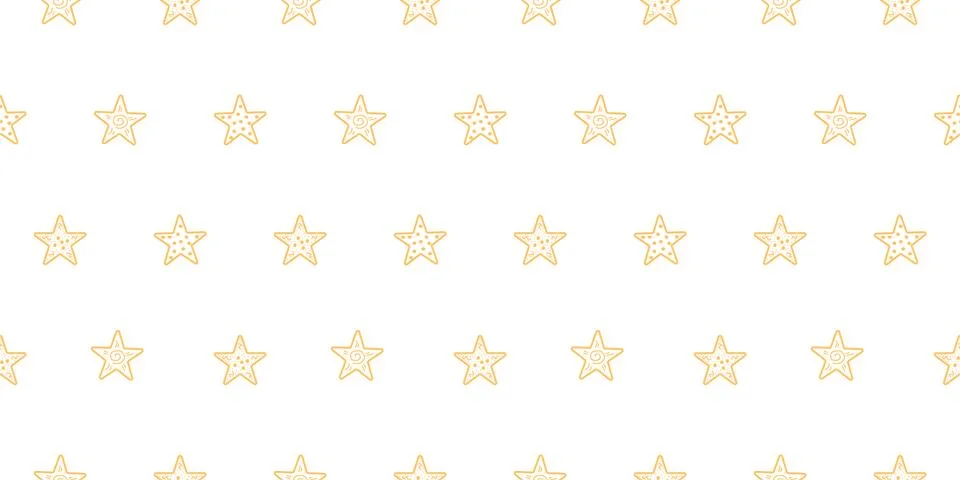 Simple vector pattern with stars illustration. For digital paper, page fill. Stock Illustration