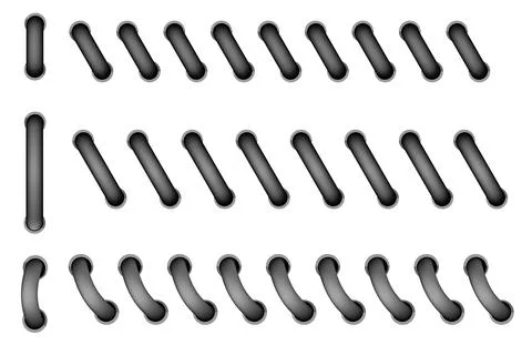 Simple Vector realistic black shinny spiral binder at white bacgkround Stock Illustration