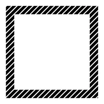 Simple vector rectangle frame or background, square shape Stock Illustration
