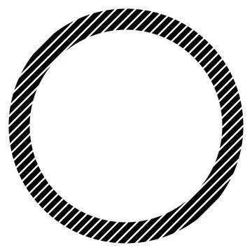 Simple vector rectangle frame or background, circle shape Illustrazione stock