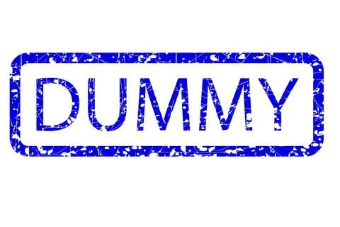 Simple Vector Rubber Stamp Effect, Dummy Stock Illustration